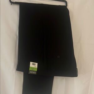 Kenneth Cole Reaction Black Straight Leg Dress Pants